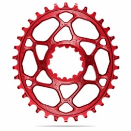 ABSOLUTE BLACK- OVAL BOOST SRAM 3MM OFFSET Red 30T