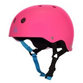 TRIPLE 8- CASCO Sweatsaver Neon Fushia Glossy