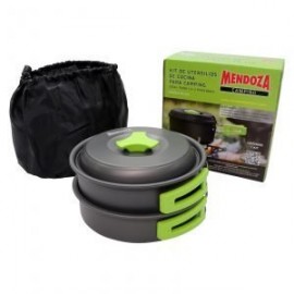 MENDOZA- KIT DE UTENSILIOS DE COCINA PARA CAMPING