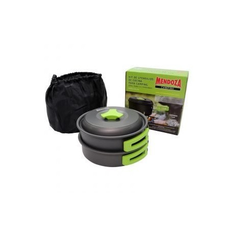 MENDOZA- KIT DE UTENSILIOS DE COCINA PARA CAMPING