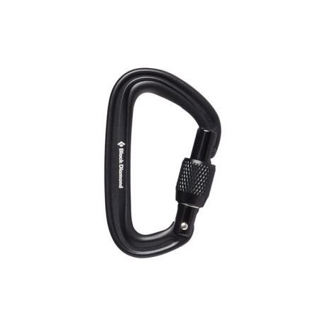 Black Diamond- MOSQUETON LITEFORGE SCREWGATE CARABINER BLACK